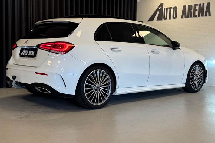 Hvid Mercedes A200 fra 2020