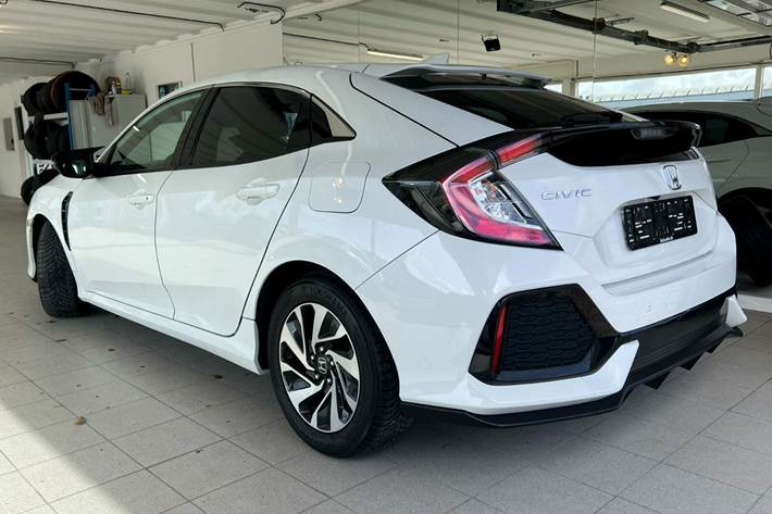 Hvid Honda Civic fra 2018