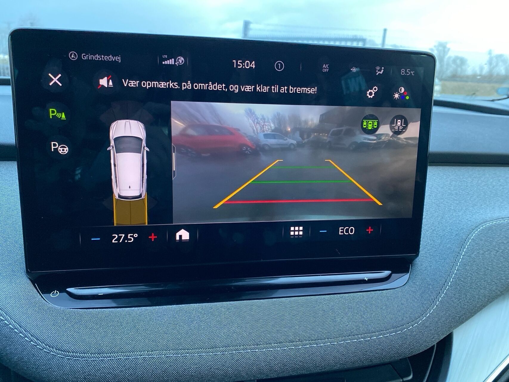 Grøn Skoda Enyaq fra 2022