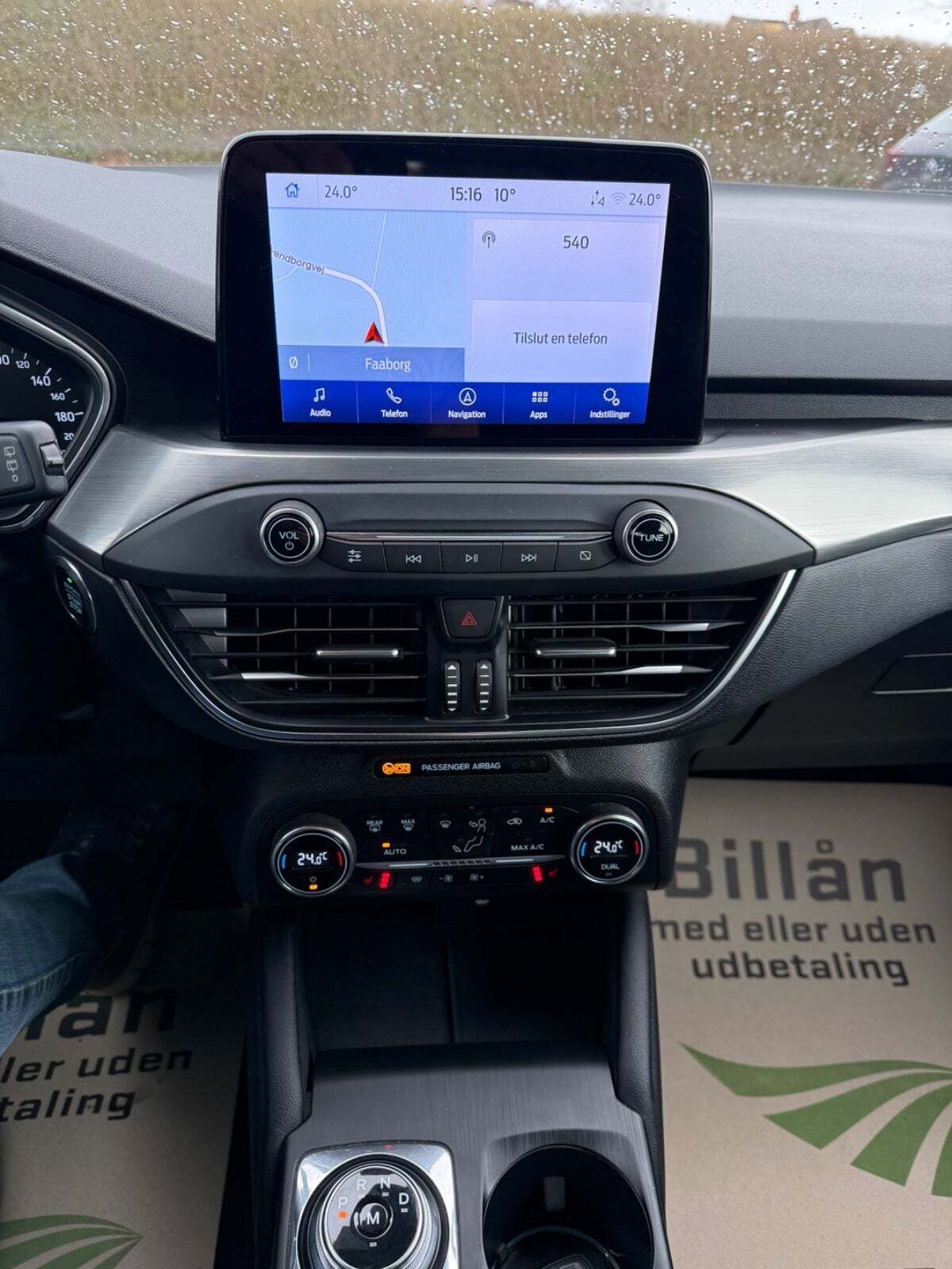 Sort Ford Focus fra 2020