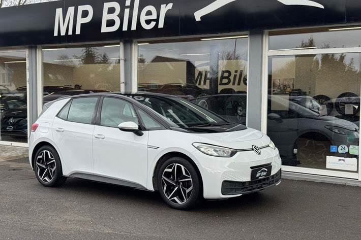 Hvid VW ID.3 fra 2021