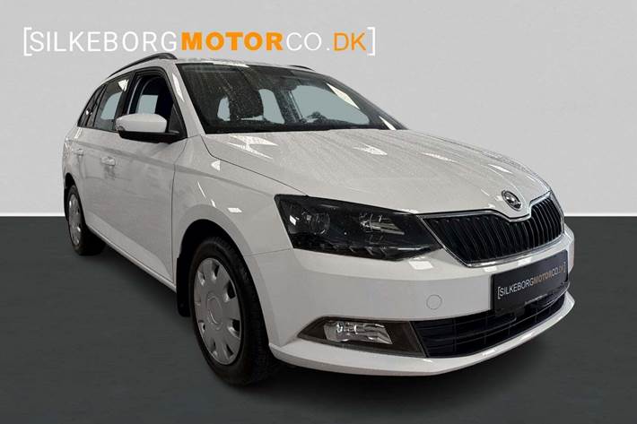 Hvid Skoda Fabia fra 2016