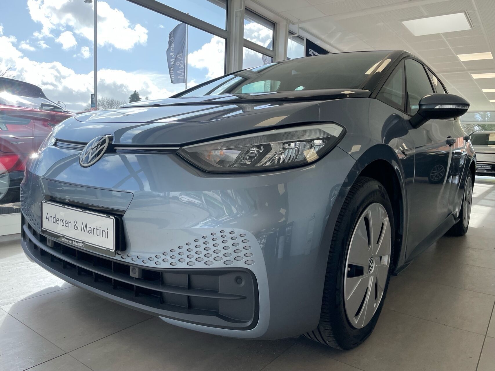 Blå VW ID.3 fra 2021