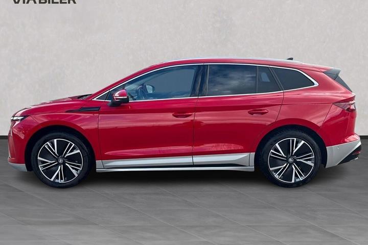 Rød Skoda Enyaq fra 2025