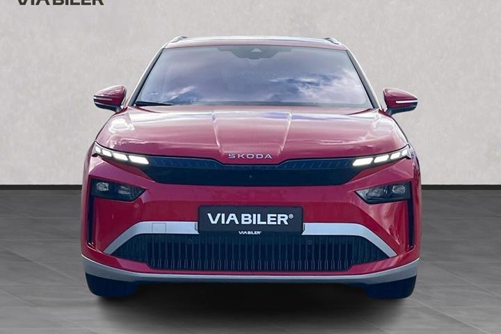 Rød Skoda Enyaq fra 2025