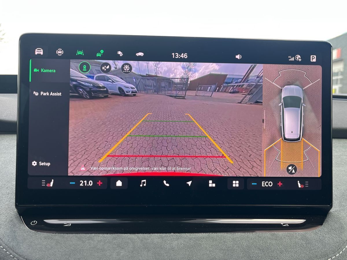 Rød Skoda Enyaq fra 2025