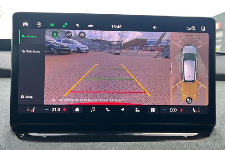 Rød Skoda Enyaq fra 2025