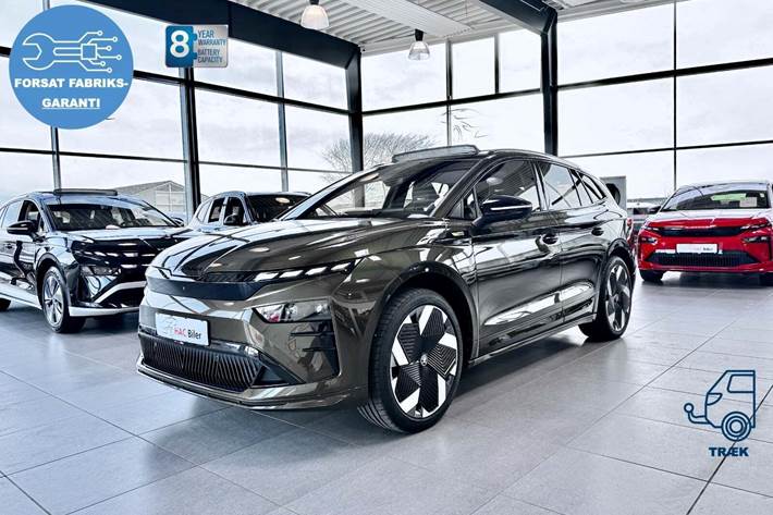 Grøn Skoda Enyaq fra 2026