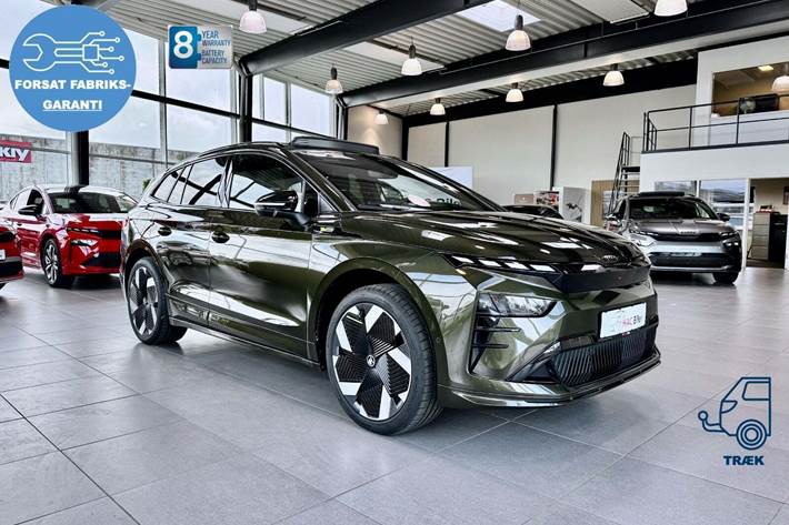 Grøn Skoda Enyaq fra 2026