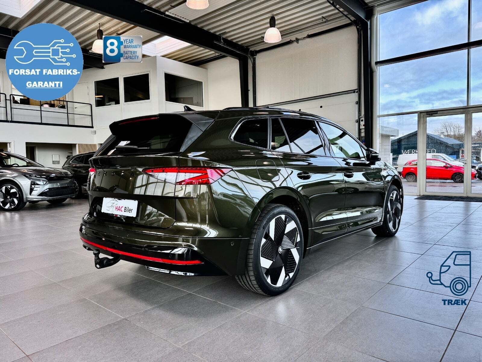 Grøn Skoda Enyaq fra 2026