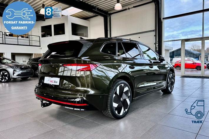 Grøn Skoda Enyaq fra 2026