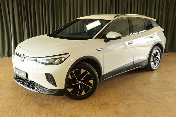 Hvid VW ID.4 fra 2022 set udefra