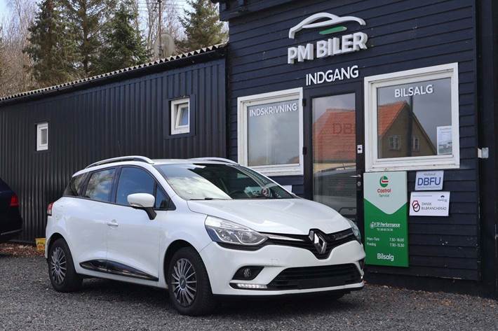 Hvid Renault Clio IV fra 2018