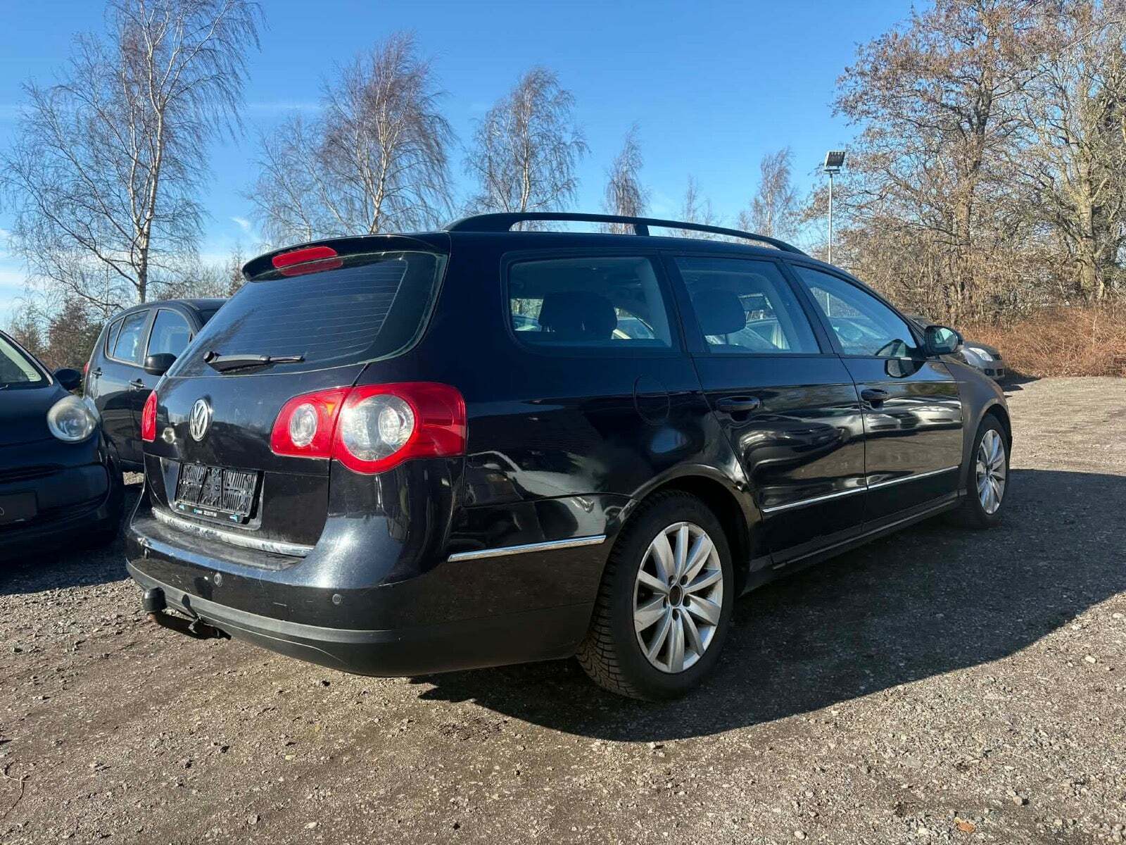 Sort VW Passat fra 2007
