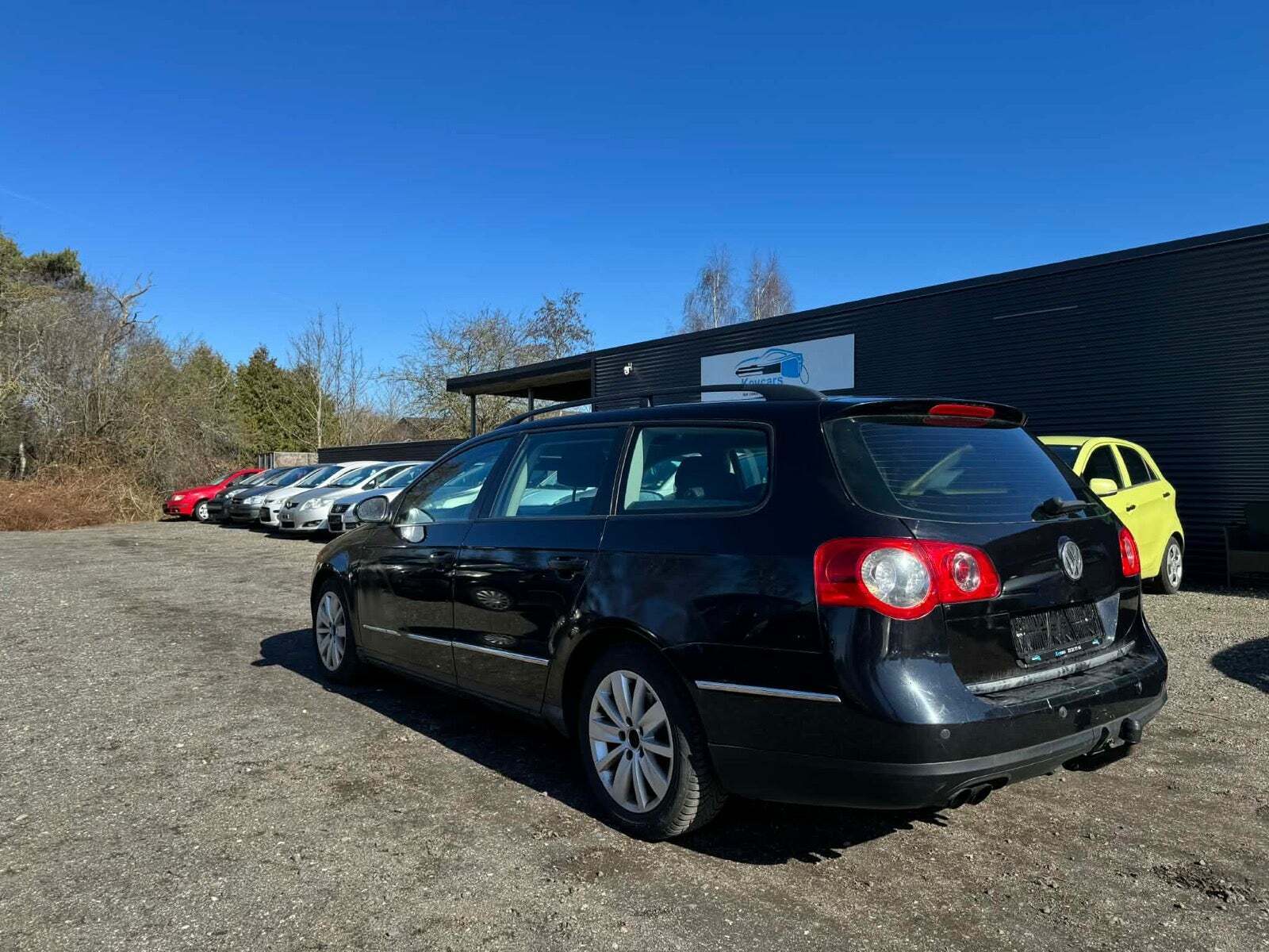 Sort VW Passat fra 2007