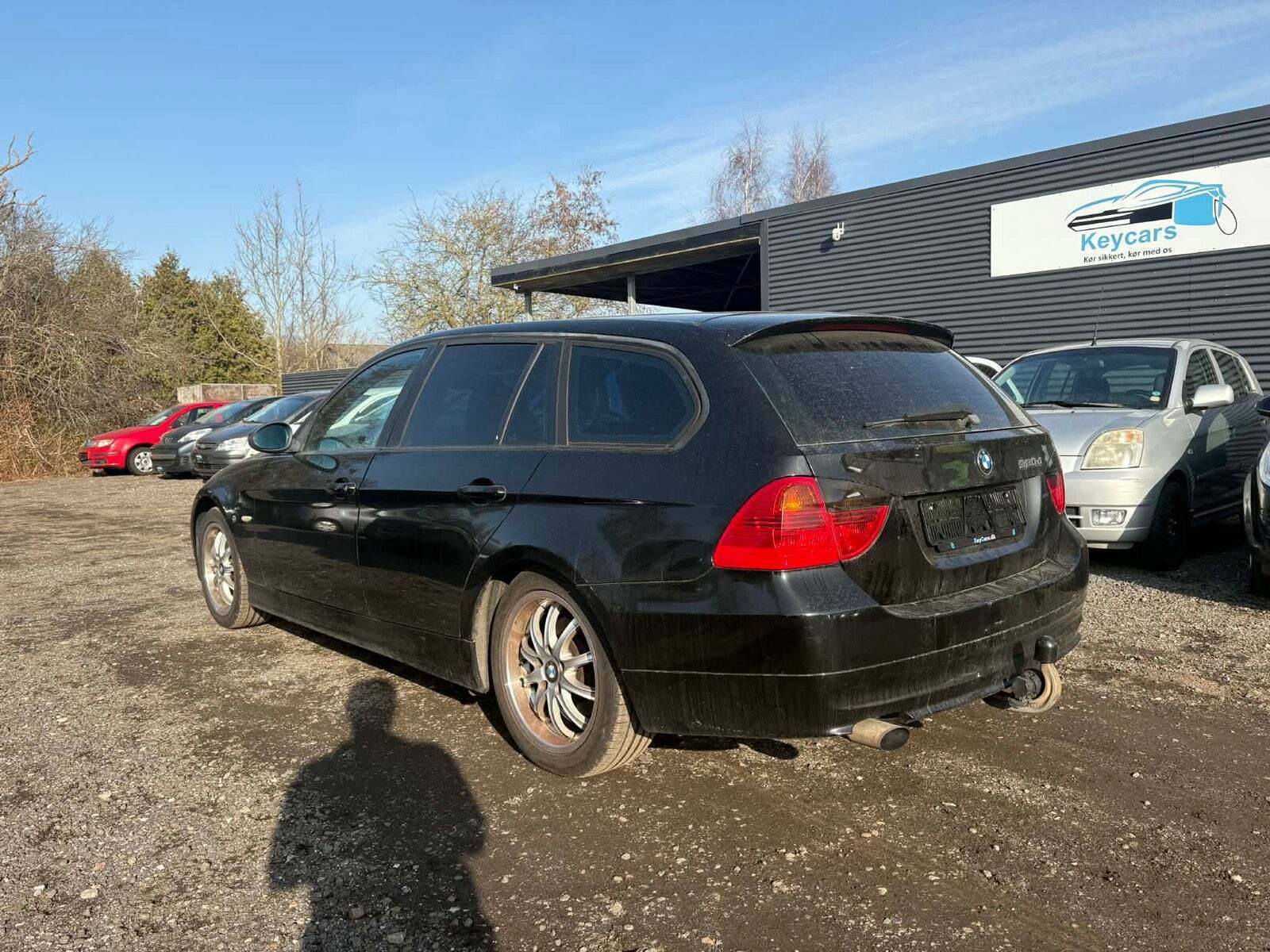 Sort BMW 320d fra 2007