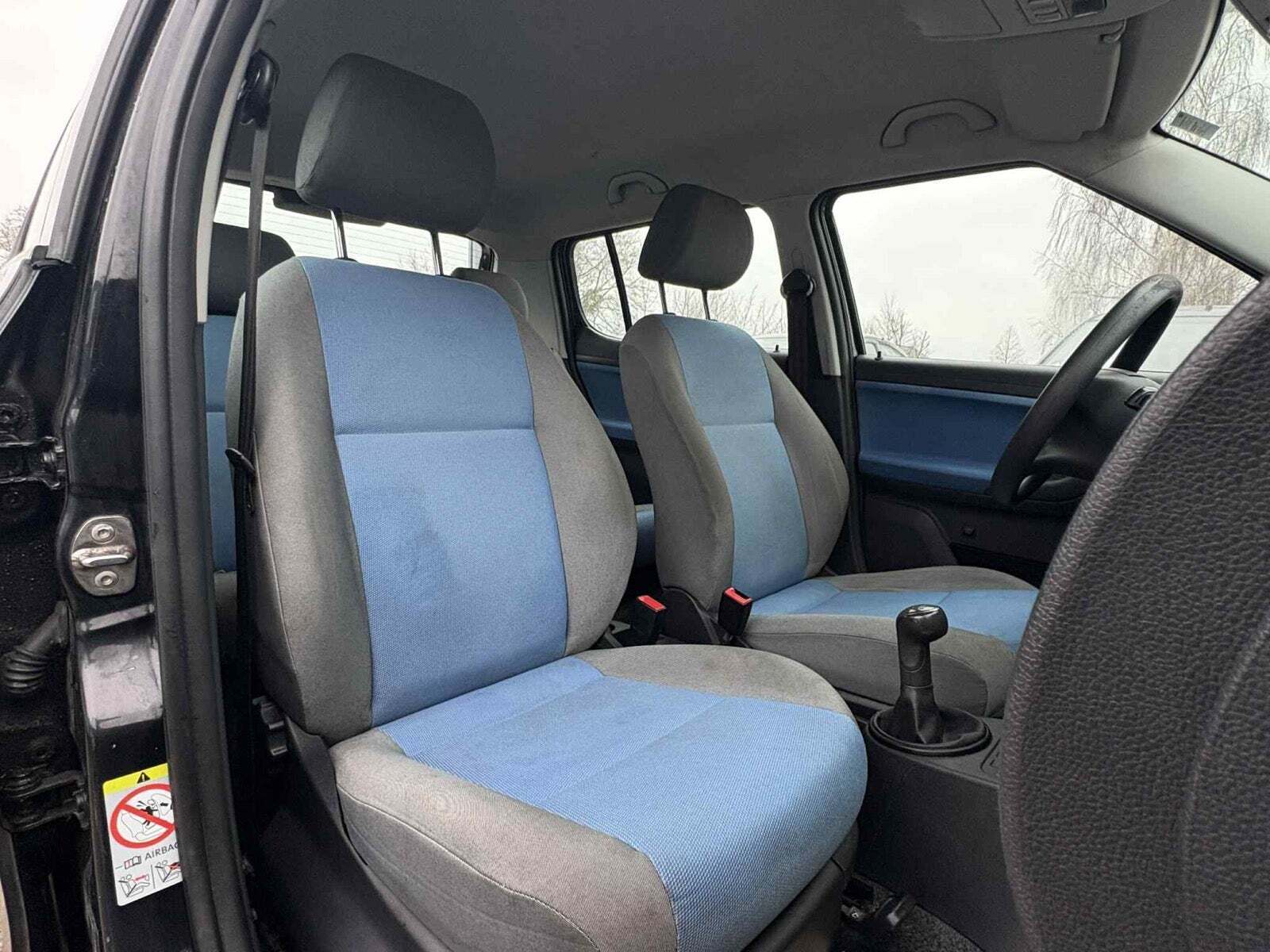 Sort Skoda Fabia fra 2007