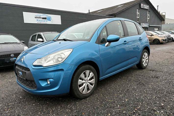 Blå Citroën C3 fra 2010