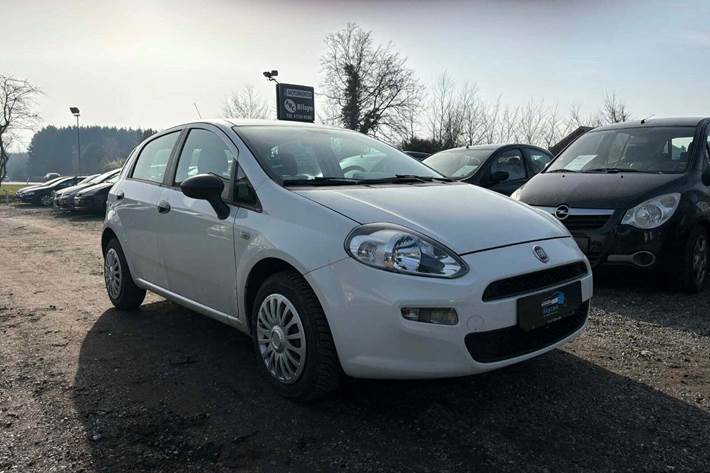 Hvid Fiat Punto fra 2012