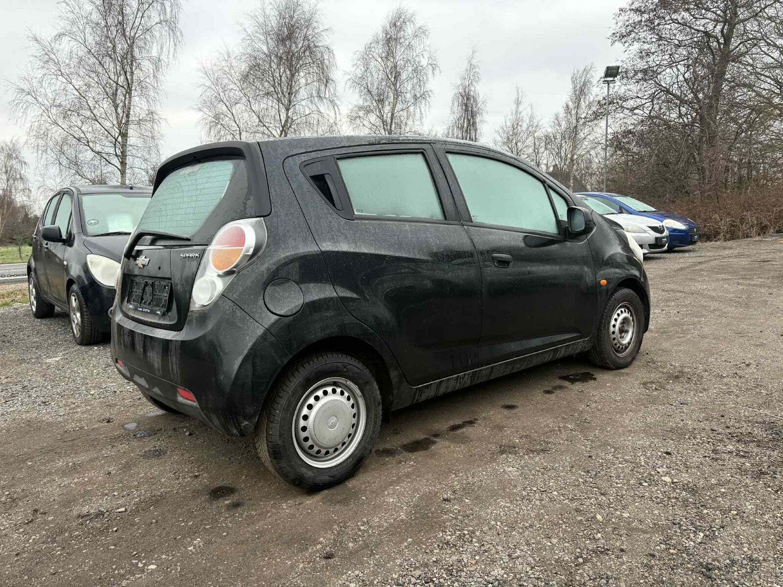 Grå Chevrolet Spark fra 2010