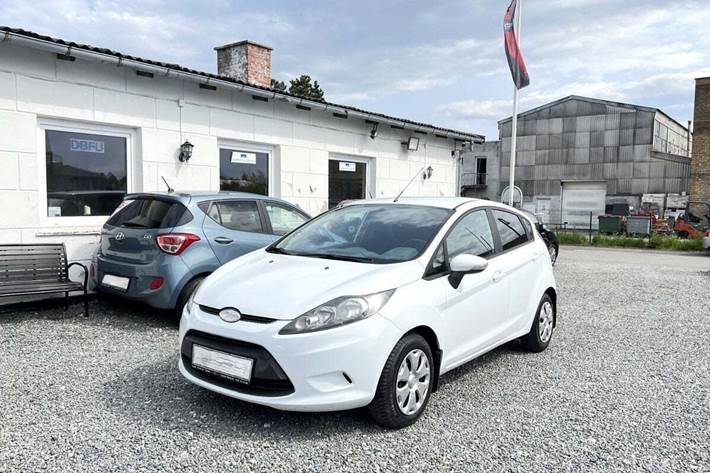 Hvid Ford Fiesta fra 2011