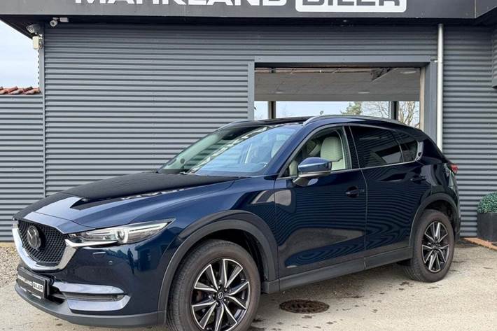 Blå Mazda CX-5 fra 2018