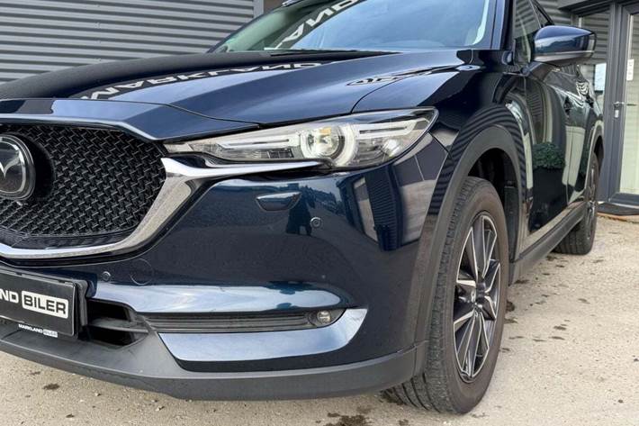 Blå Mazda CX-5 fra 2018