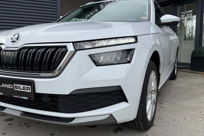 Hvid Skoda Kamiq fra 2020