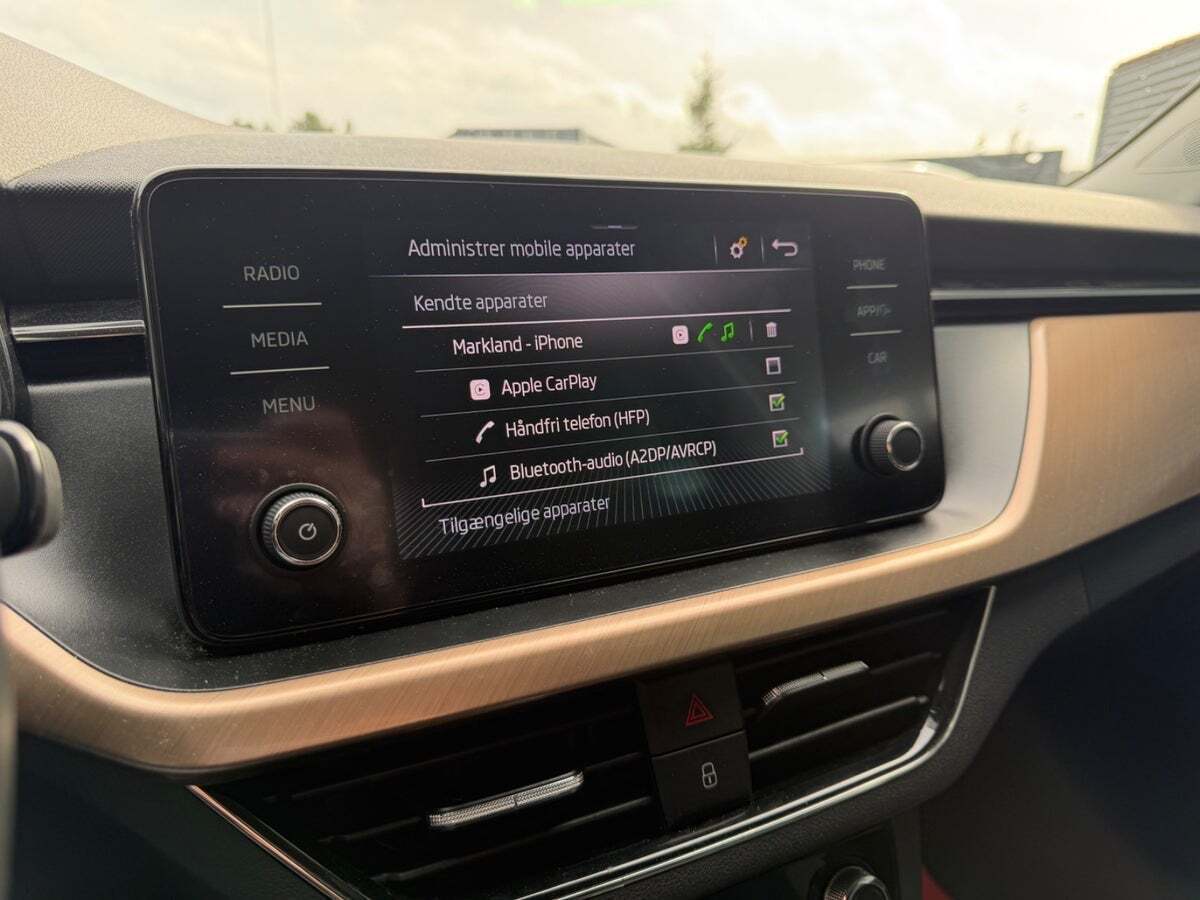 Hvid Skoda Kamiq fra 2020