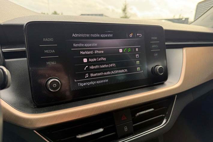 Hvid Skoda Kamiq fra 2020