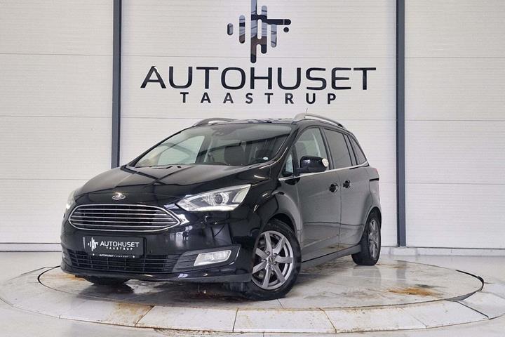 Sort Ford Grand C-Max fra 2017 set udefra