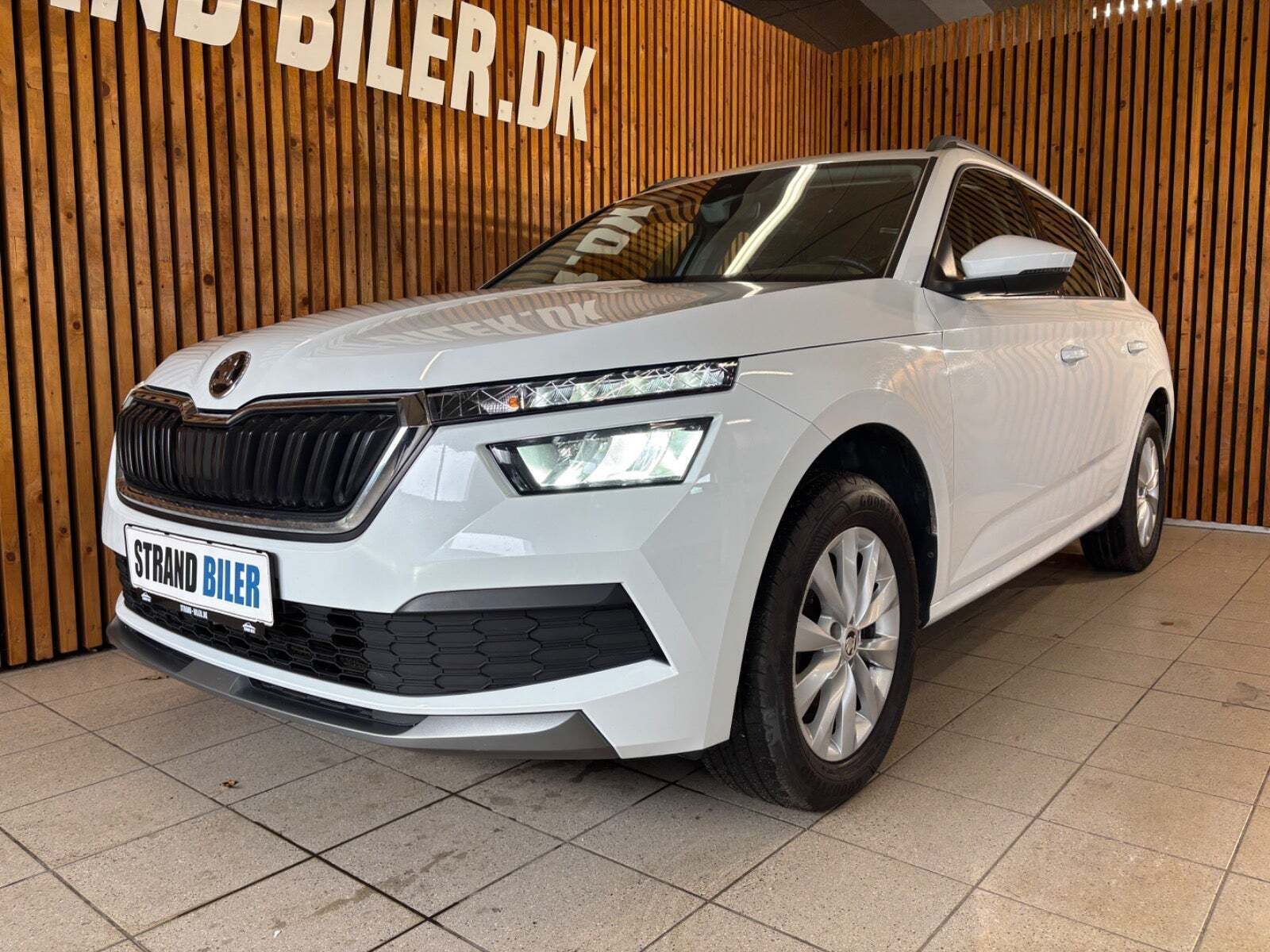 Hvid Skoda Kamiq fra 2021