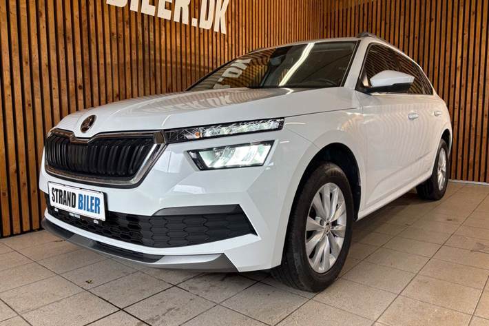Hvid Skoda Kamiq fra 2021