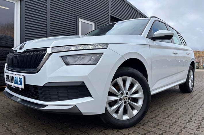 Hvid Skoda Kamiq fra 2021