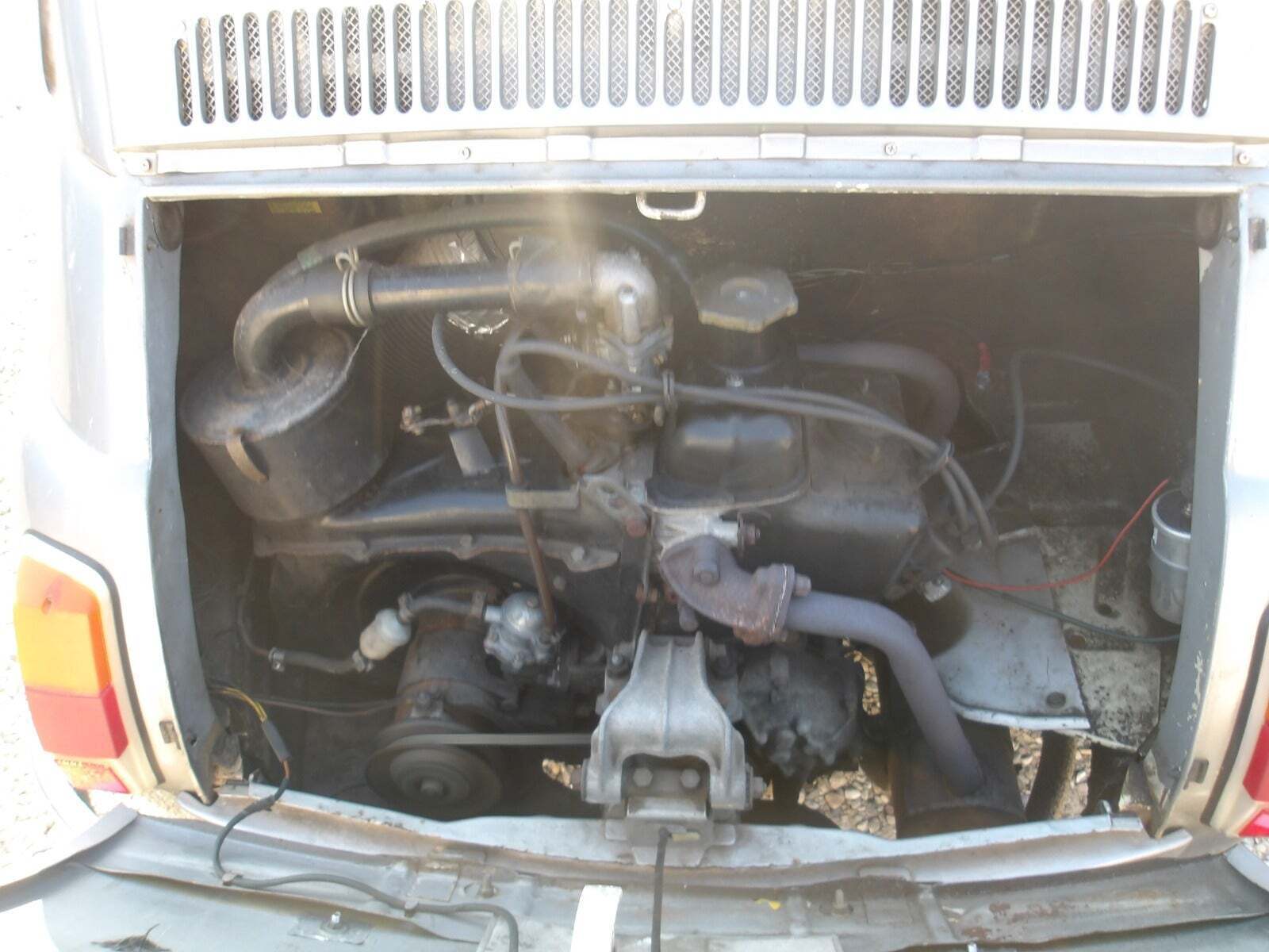 Sølv Fiat 500 fra 1970