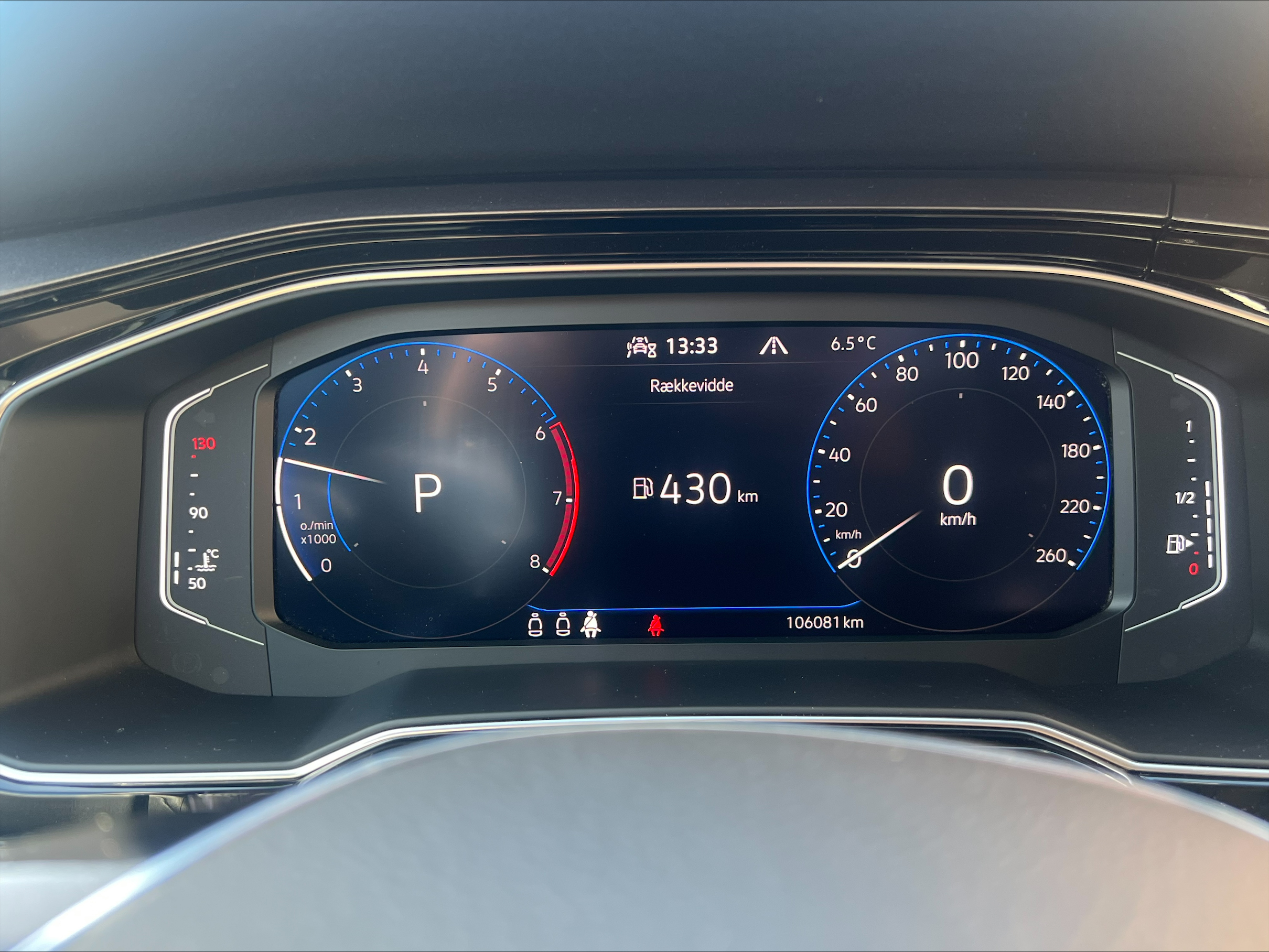 Sort VW Polo fra 2021