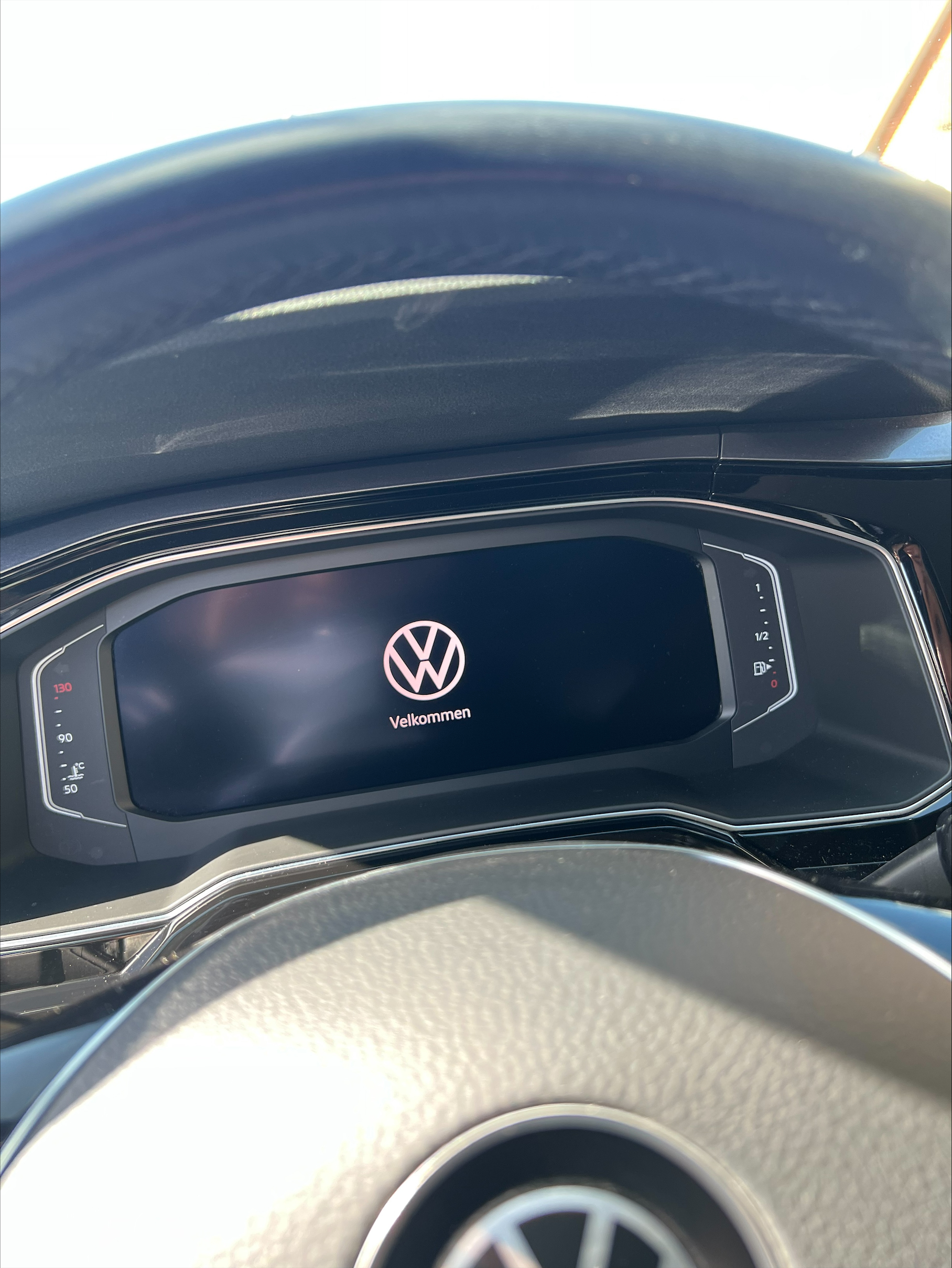 Sort VW Polo fra 2021