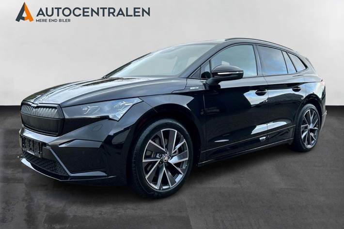 Sort Skoda Enyaq fra 2025