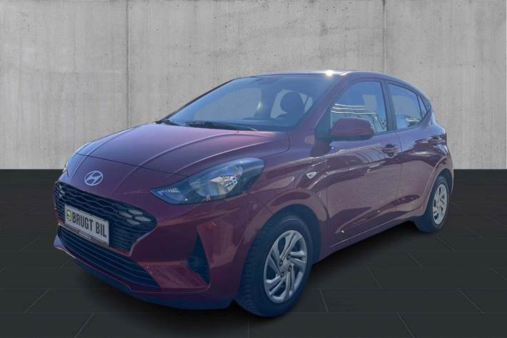Rød Hyundai i10 fra 2025