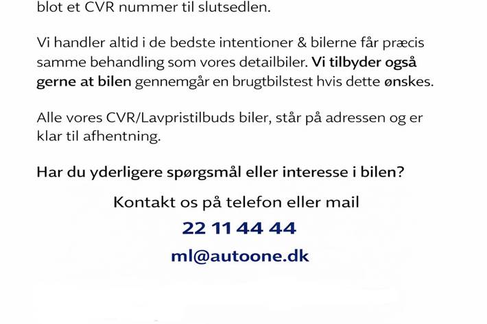 Sort VW Passat fra 2007