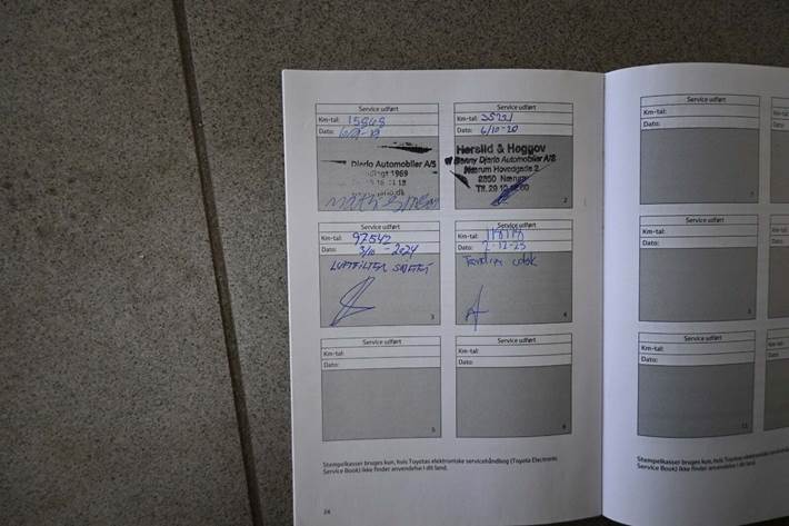 Hvid Toyota Aygo fra 2019