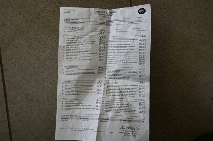 Grå Citroën C4 fra 2017