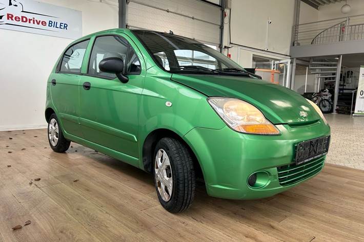 Grøn Chevrolet Matiz fra 2008