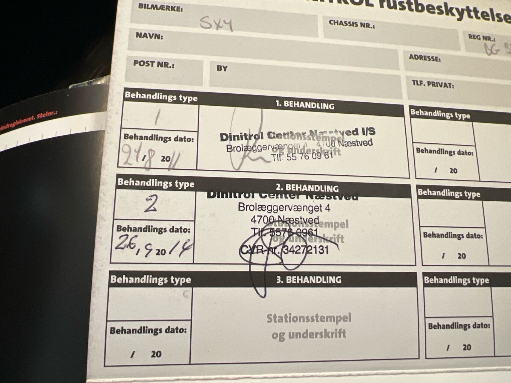 Grå Suzuki SX4 fra 2010