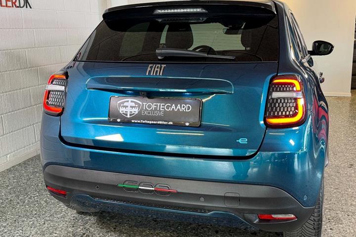 Grøn Fiat 600e fra 2024