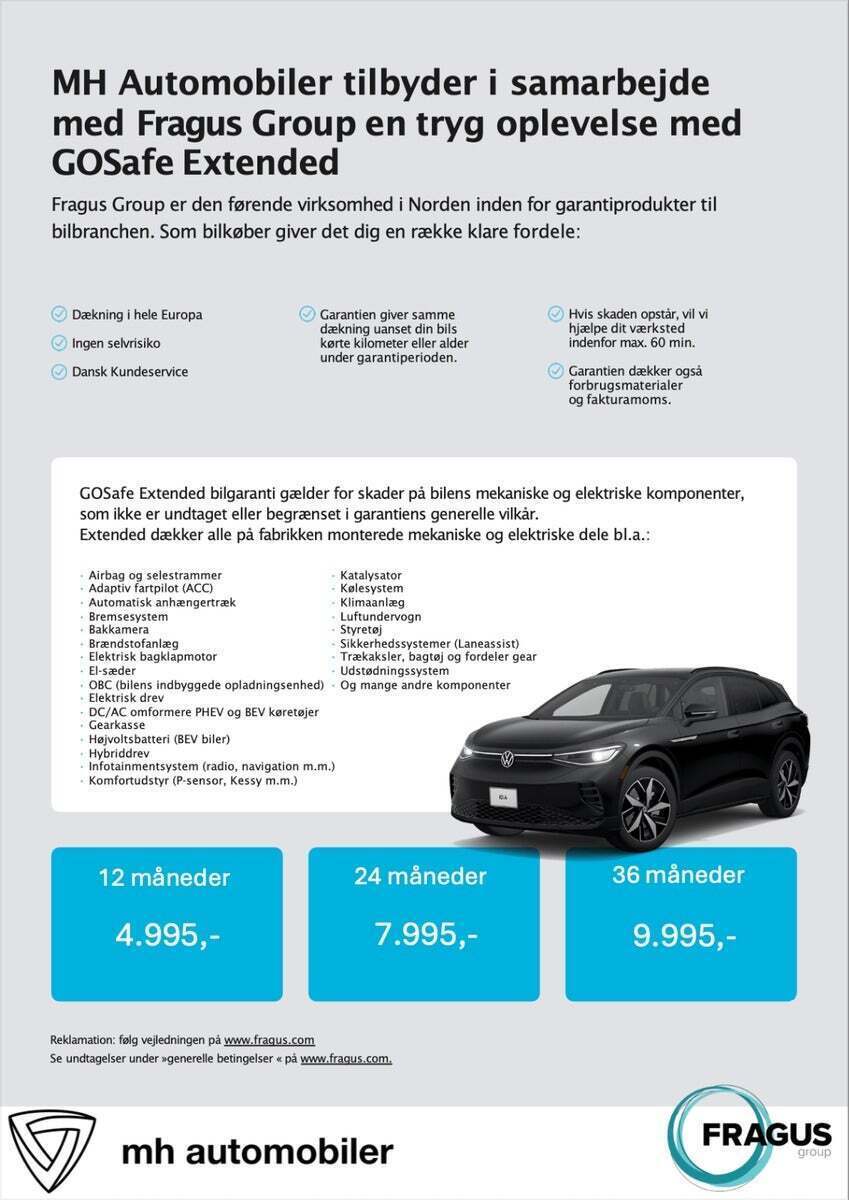 Sort Mercedes EQA250+ fra 2024