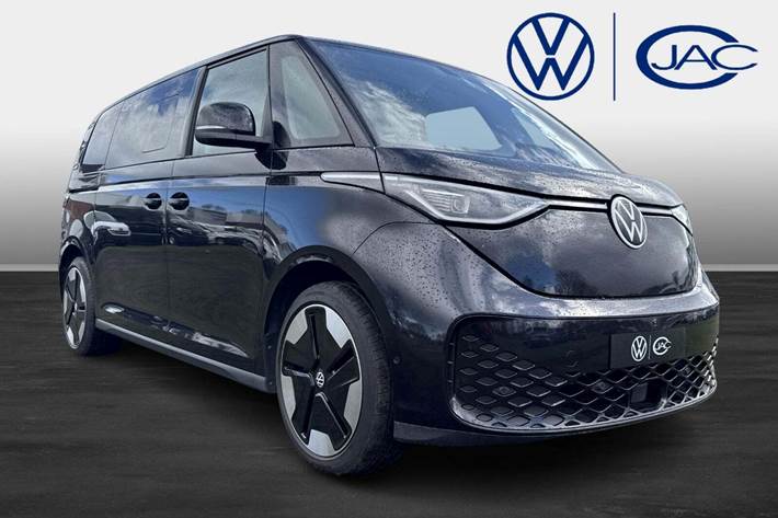 Sort VW ID.Buzz fra 2025 set udefra