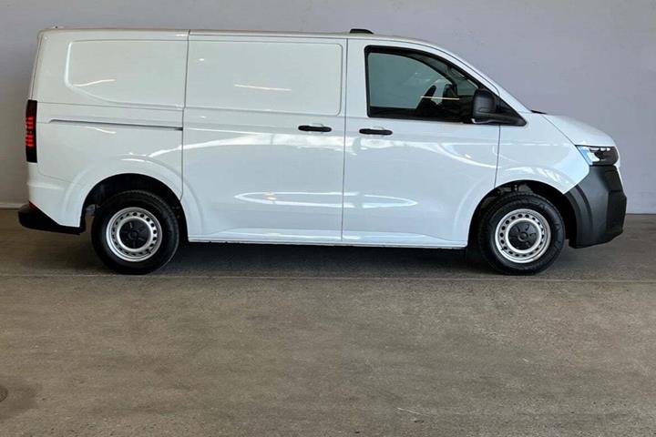 Hvid VW e-Transporter fra 2025