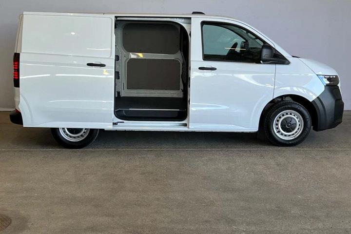 Hvid VW e-Transporter fra 2025
