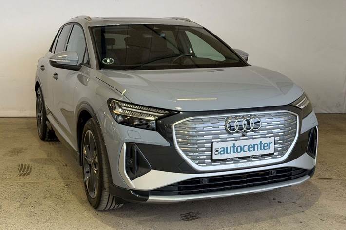 Grå Audi Q4 e-tron fra 2022